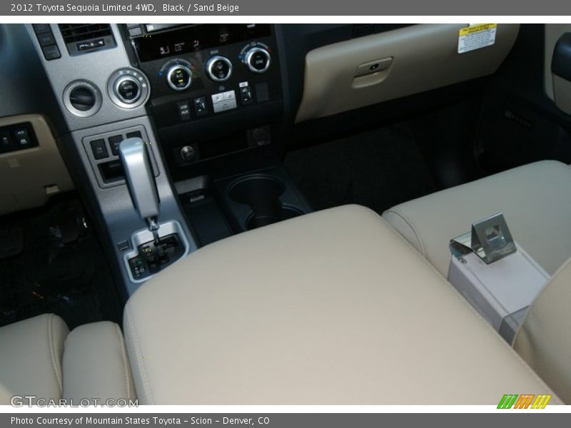 Black / Sand Beige 2012 Toyota Sequoia Limited 4WD