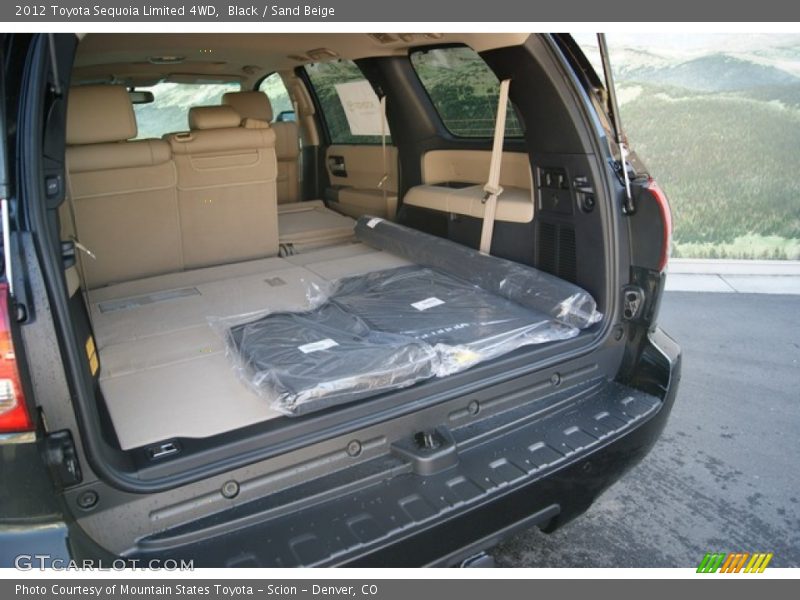 Black / Sand Beige 2012 Toyota Sequoia Limited 4WD