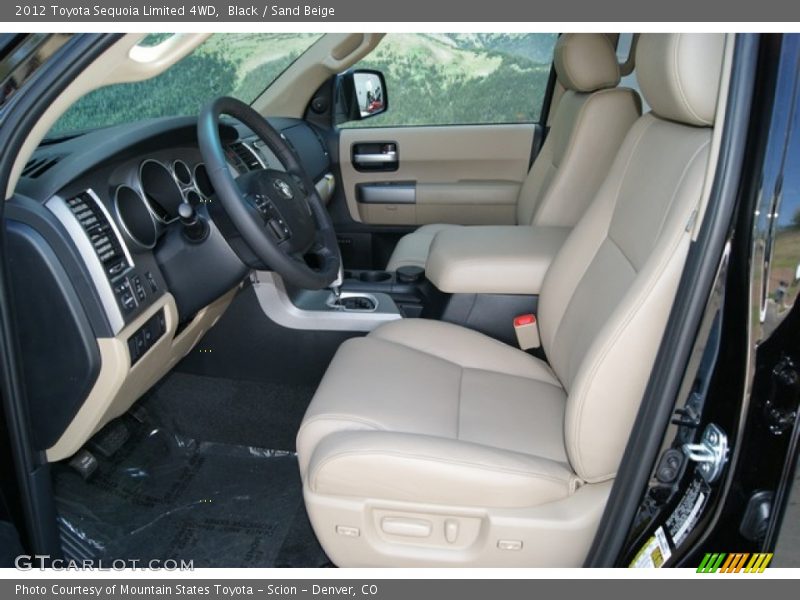  2012 Sequoia Limited 4WD Sand Beige Interior