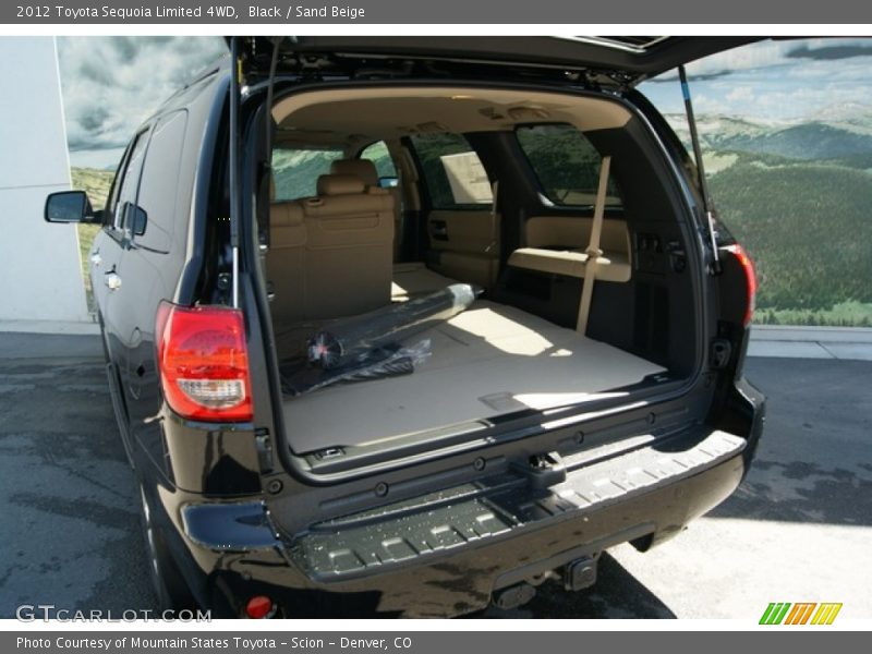 Black / Sand Beige 2012 Toyota Sequoia Limited 4WD