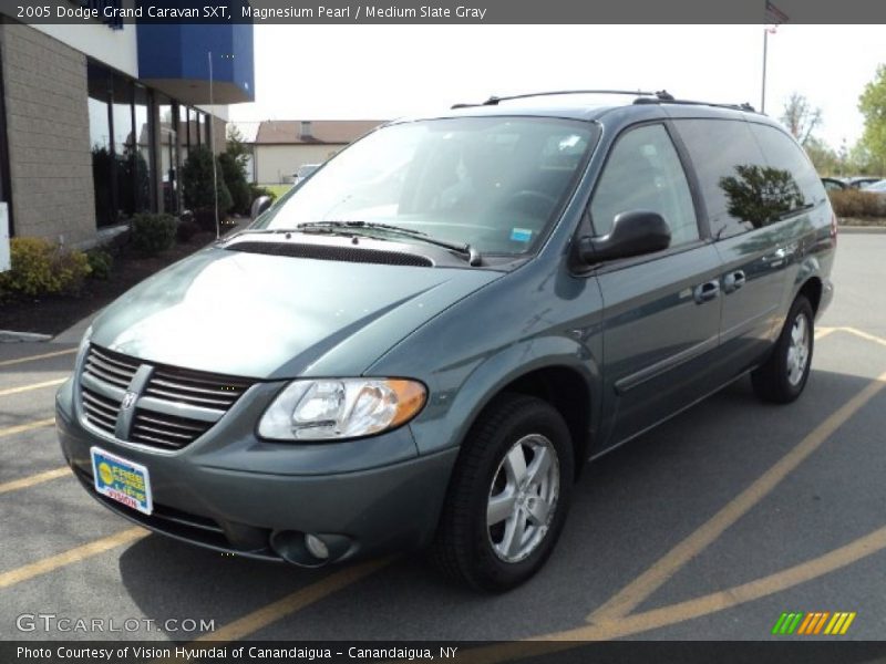 Magnesium Pearl / Medium Slate Gray 2005 Dodge Grand Caravan SXT