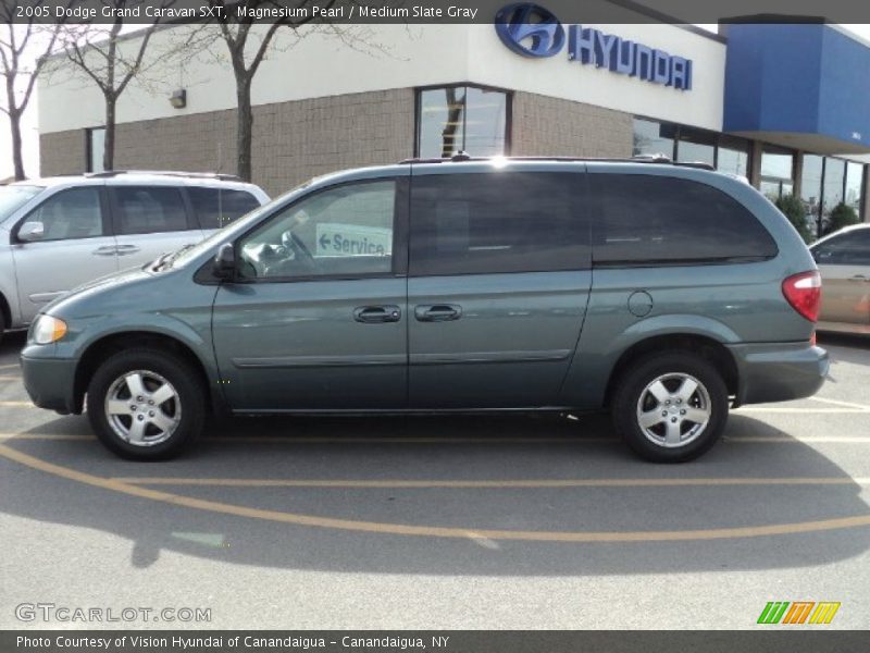 Magnesium Pearl / Medium Slate Gray 2005 Dodge Grand Caravan SXT