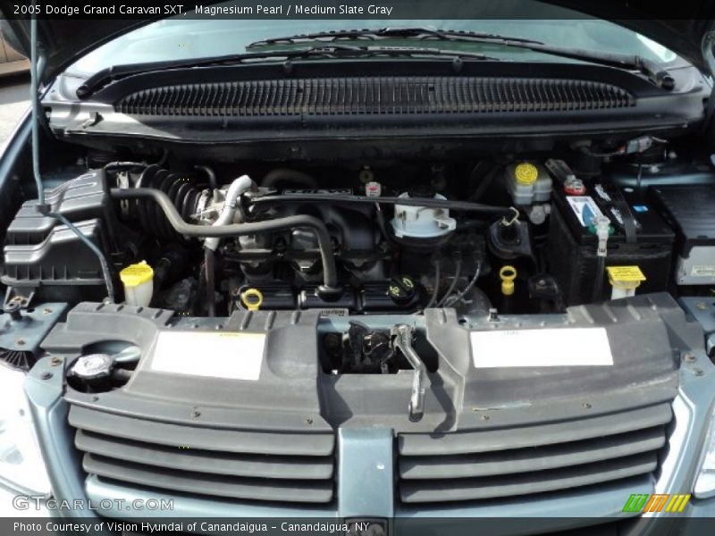 Magnesium Pearl / Medium Slate Gray 2005 Dodge Grand Caravan SXT