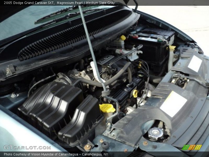 Magnesium Pearl / Medium Slate Gray 2005 Dodge Grand Caravan SXT