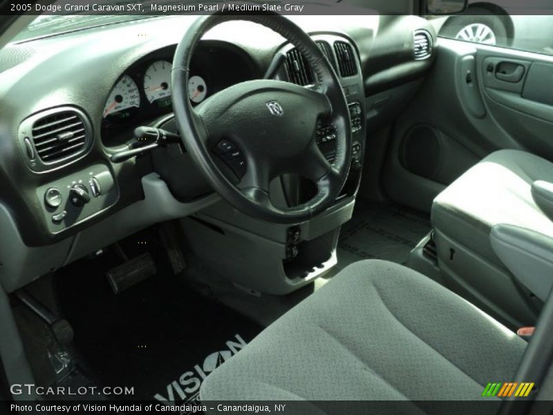 Magnesium Pearl / Medium Slate Gray 2005 Dodge Grand Caravan SXT