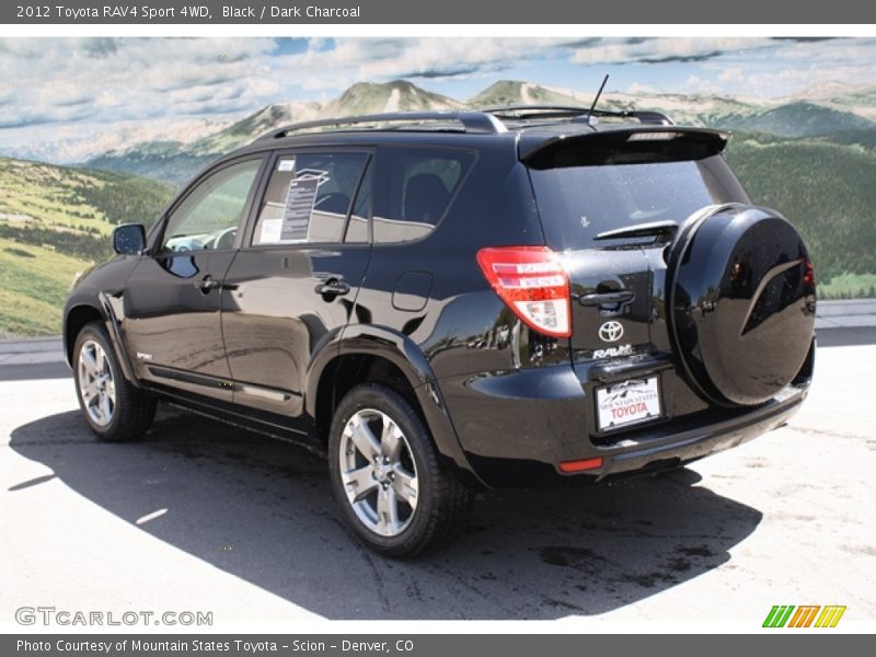 Black / Dark Charcoal 2012 Toyota RAV4 Sport 4WD