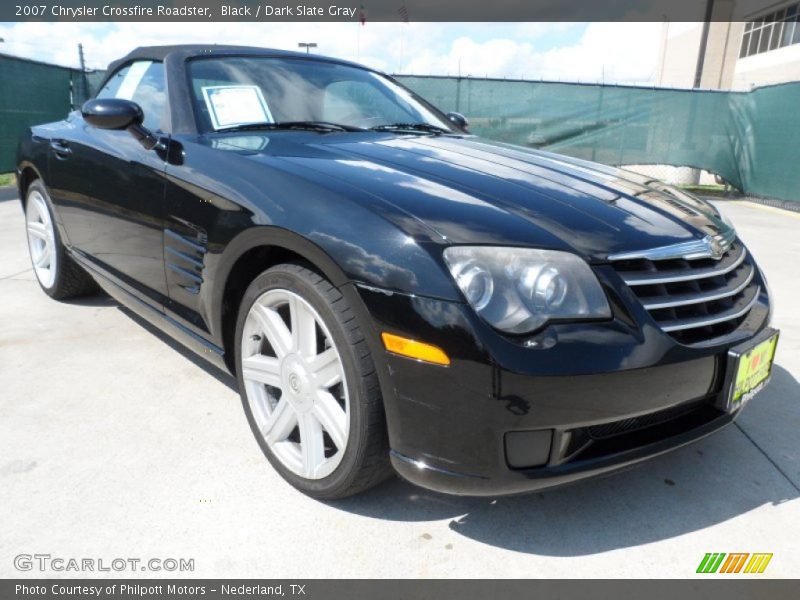 Black / Dark Slate Gray 2007 Chrysler Crossfire Roadster