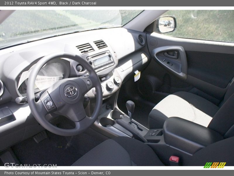 Black / Dark Charcoal 2012 Toyota RAV4 Sport 4WD