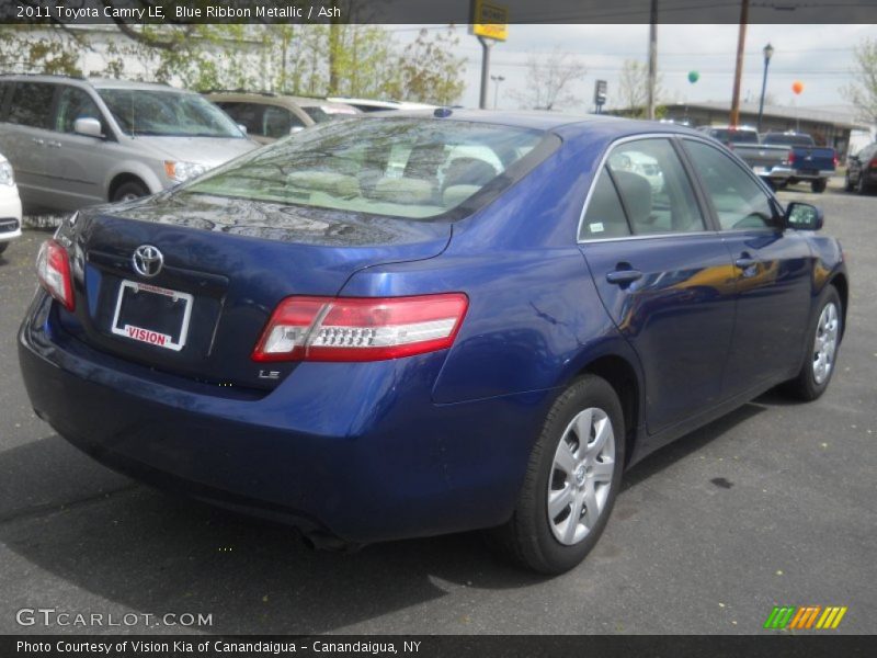 Blue Ribbon Metallic / Ash 2011 Toyota Camry LE