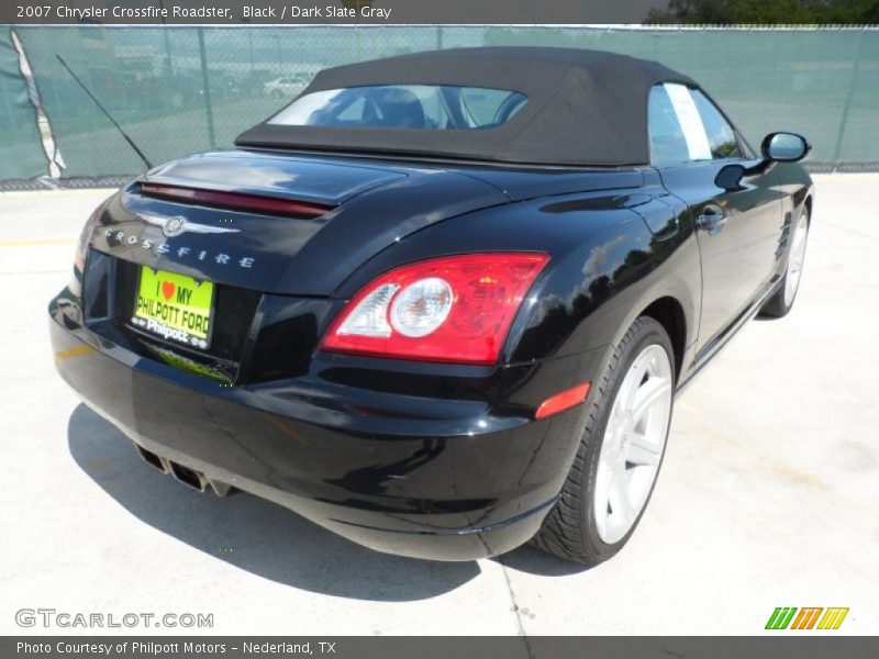 Black / Dark Slate Gray 2007 Chrysler Crossfire Roadster