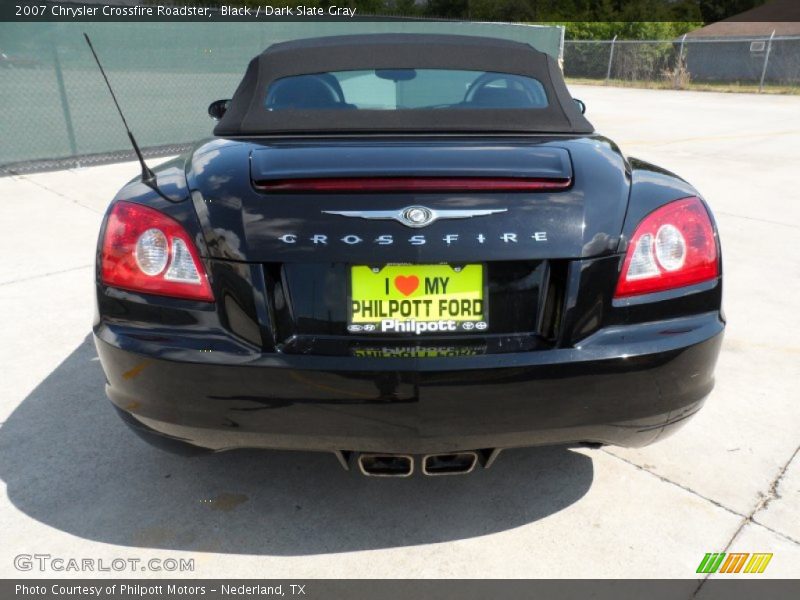Black / Dark Slate Gray 2007 Chrysler Crossfire Roadster
