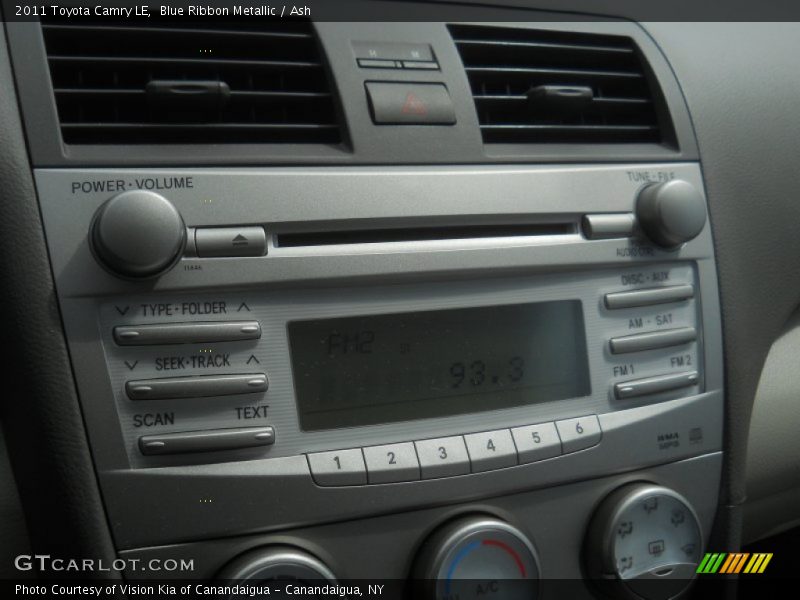 Blue Ribbon Metallic / Ash 2011 Toyota Camry LE
