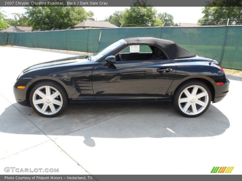 Black / Dark Slate Gray 2007 Chrysler Crossfire Roadster