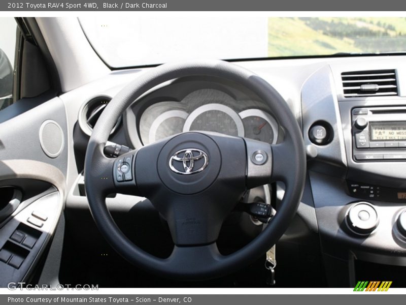 Black / Dark Charcoal 2012 Toyota RAV4 Sport 4WD