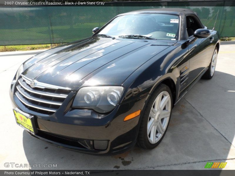 Black / Dark Slate Gray 2007 Chrysler Crossfire Roadster