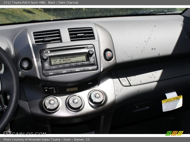 Black / Dark Charcoal 2012 Toyota RAV4 Sport 4WD