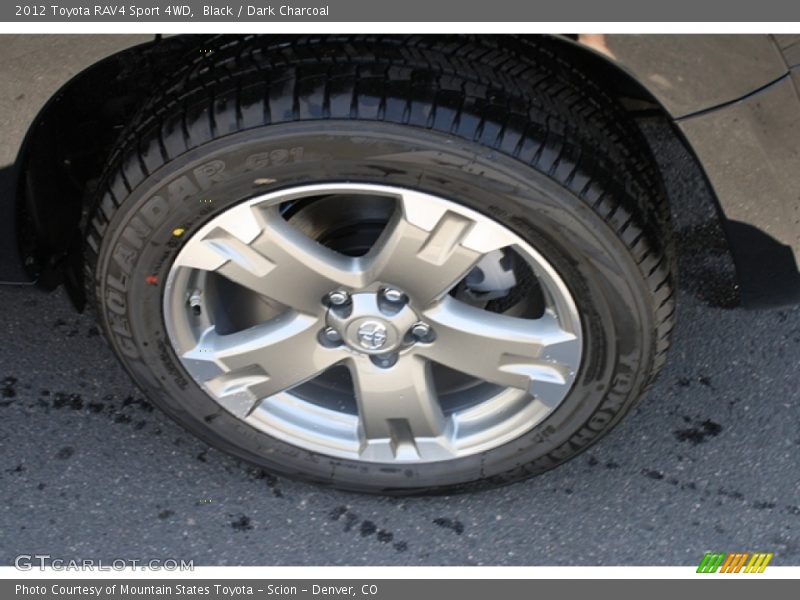 Black / Dark Charcoal 2012 Toyota RAV4 Sport 4WD