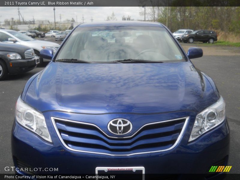 Blue Ribbon Metallic / Ash 2011 Toyota Camry LE