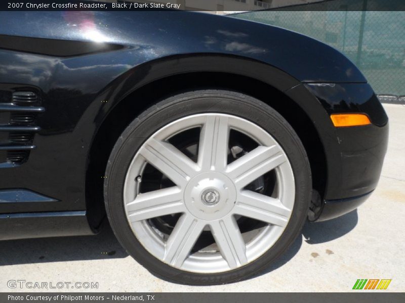 Black / Dark Slate Gray 2007 Chrysler Crossfire Roadster