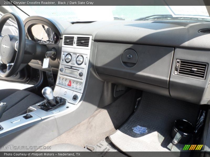 Black / Dark Slate Gray 2007 Chrysler Crossfire Roadster