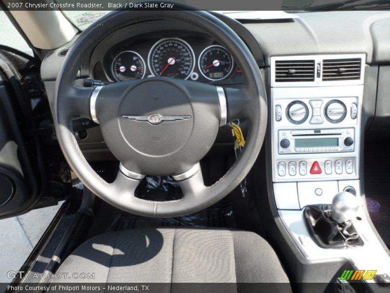 Black / Dark Slate Gray 2007 Chrysler Crossfire Roadster