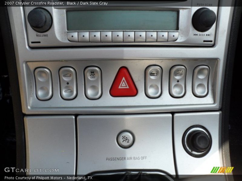Black / Dark Slate Gray 2007 Chrysler Crossfire Roadster