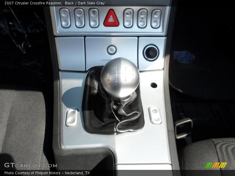 Black / Dark Slate Gray 2007 Chrysler Crossfire Roadster