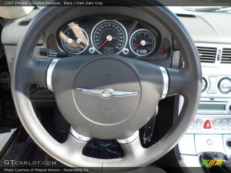 Black / Dark Slate Gray 2007 Chrysler Crossfire Roadster