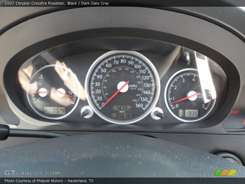 Black / Dark Slate Gray 2007 Chrysler Crossfire Roadster