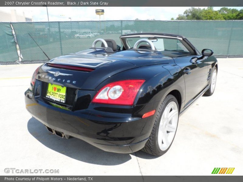 Black / Dark Slate Gray 2007 Chrysler Crossfire Roadster