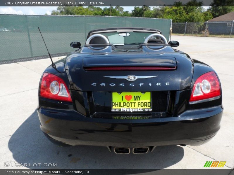 Black / Dark Slate Gray 2007 Chrysler Crossfire Roadster