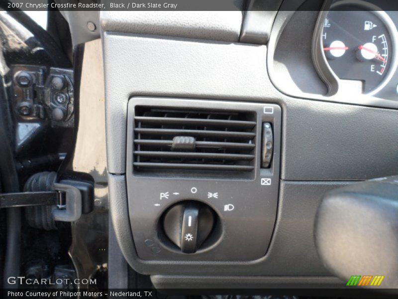 Black / Dark Slate Gray 2007 Chrysler Crossfire Roadster