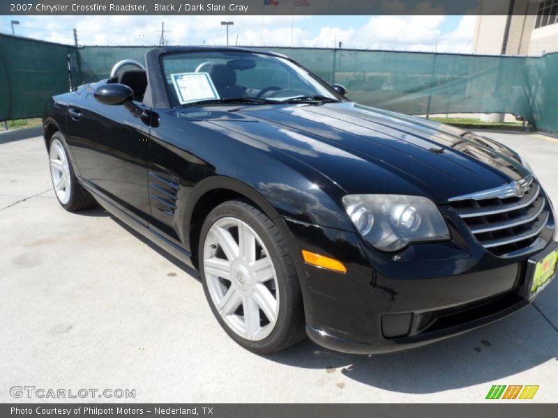 Black / Dark Slate Gray 2007 Chrysler Crossfire Roadster