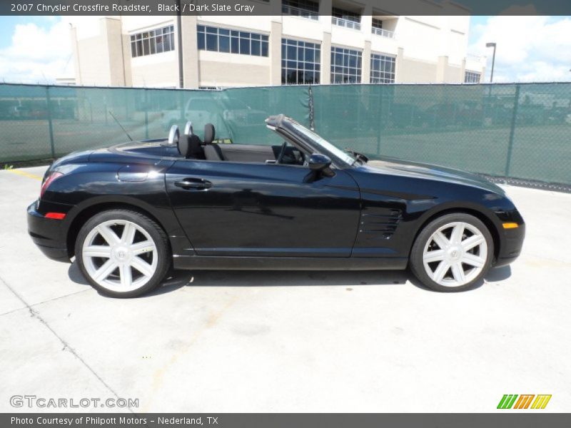 Black / Dark Slate Gray 2007 Chrysler Crossfire Roadster