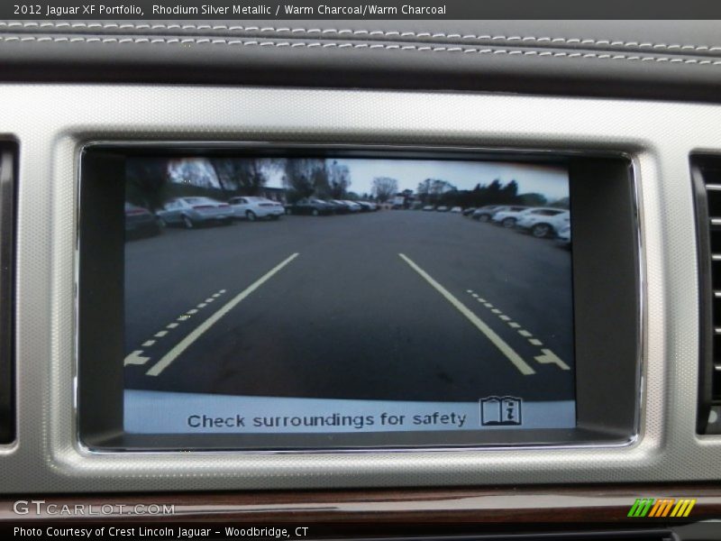 Rhodium Silver Metallic / Warm Charcoal/Warm Charcoal 2012 Jaguar XF Portfolio
