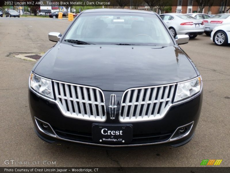 Tuxedo Black Metallic / Dark Charcoal 2012 Lincoln MKZ AWD
