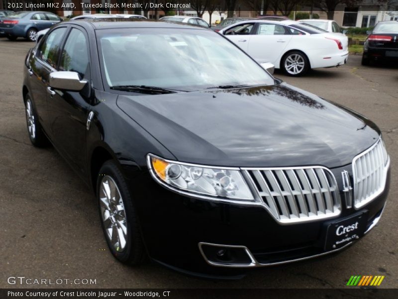 Tuxedo Black Metallic / Dark Charcoal 2012 Lincoln MKZ AWD