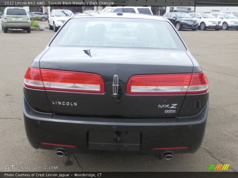 Tuxedo Black Metallic / Dark Charcoal 2012 Lincoln MKZ AWD