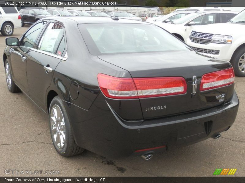 Tuxedo Black Metallic / Dark Charcoal 2012 Lincoln MKZ AWD
