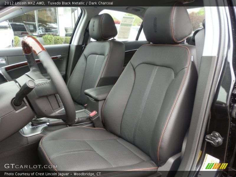 Tuxedo Black Metallic / Dark Charcoal 2012 Lincoln MKZ AWD