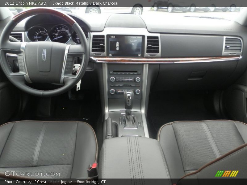 Tuxedo Black Metallic / Dark Charcoal 2012 Lincoln MKZ AWD