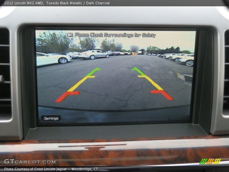 Tuxedo Black Metallic / Dark Charcoal 2012 Lincoln MKZ AWD