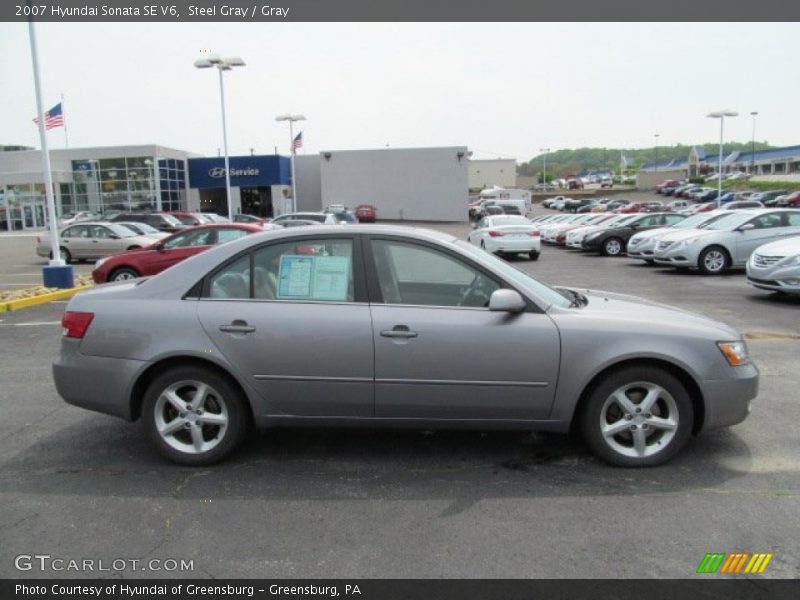 Steel Gray / Gray 2007 Hyundai Sonata SE V6