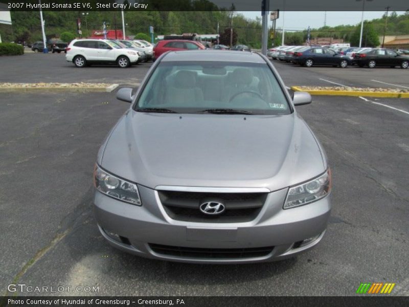 Steel Gray / Gray 2007 Hyundai Sonata SE V6
