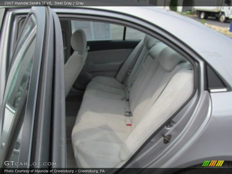 Steel Gray / Gray 2007 Hyundai Sonata SE V6