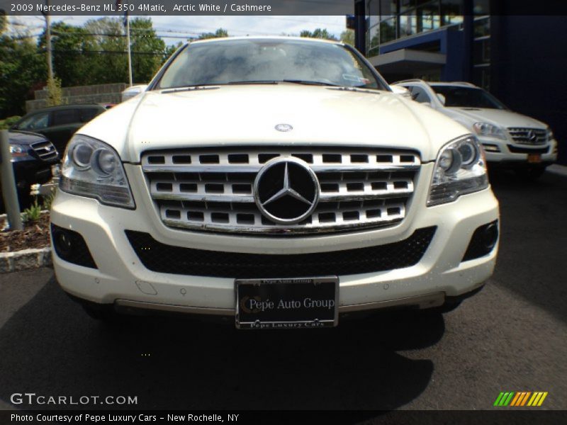 Arctic White / Cashmere 2009 Mercedes-Benz ML 350 4Matic