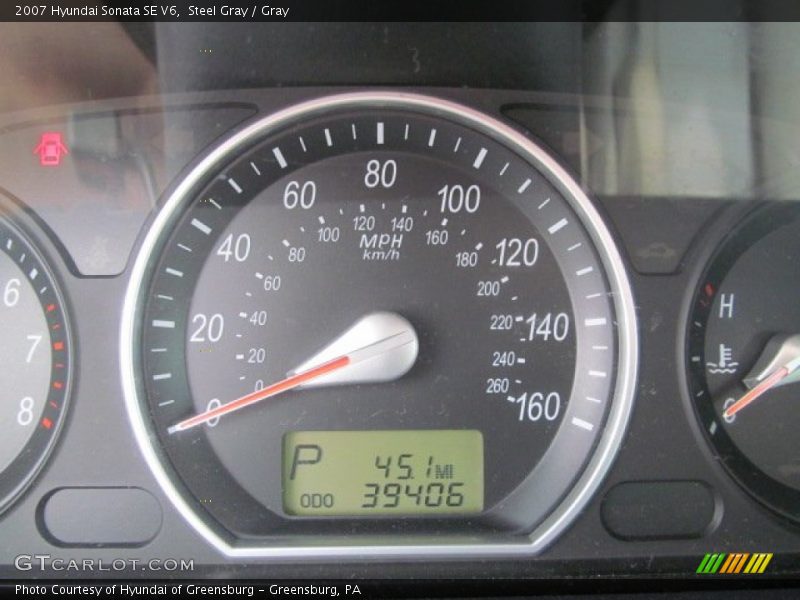 Steel Gray / Gray 2007 Hyundai Sonata SE V6