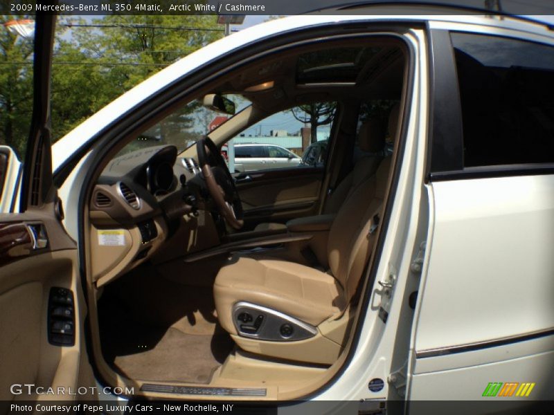 Arctic White / Cashmere 2009 Mercedes-Benz ML 350 4Matic