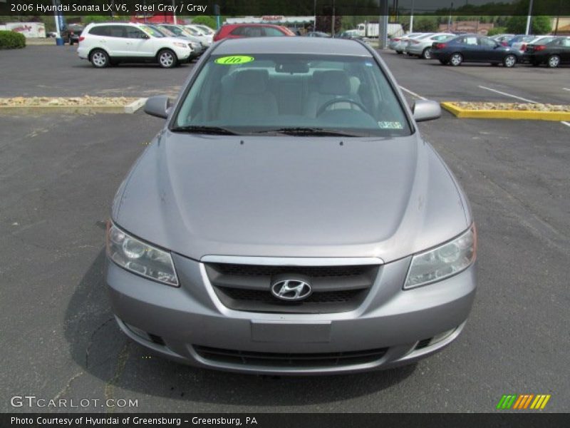 Steel Gray / Gray 2006 Hyundai Sonata LX V6