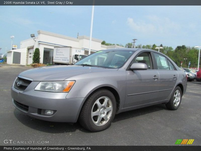 Steel Gray / Gray 2006 Hyundai Sonata LX V6